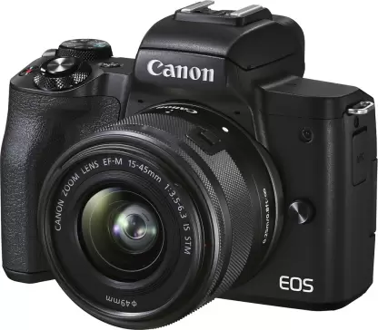 Canon EOS M50 Mark II Mirrorless Camera EF-M15-45mm is STM Lens  (Black)